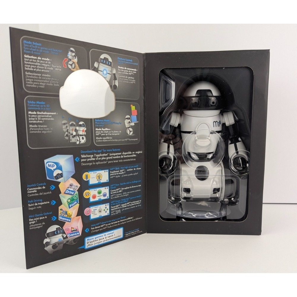 WowWee MiP Robot White Balancing RC Robot Gesture Sense iOS Android NEW Open Box